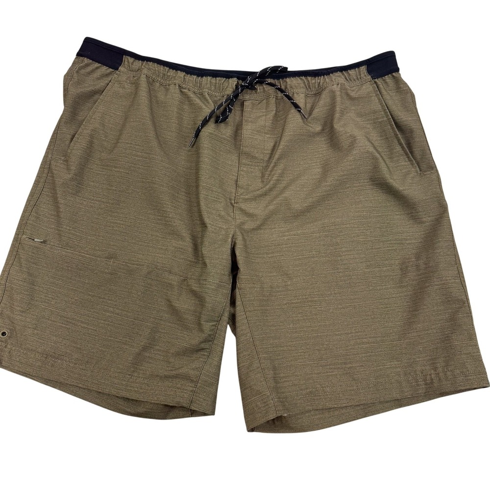 Columbia Twisted Creek Shorts Mens 2X Green Stretch Hiking Fishing UPF 50 Hybrid